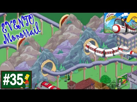 Los Simpson Springfield "Monorrail: Cap. 35 - El Segundo Túnel de las montañas" por Tony