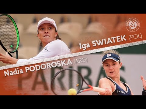 IGA SWIATEK vs NADIA PODOROSKA EN VIVO | ROLAND GARROS