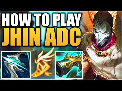 HOW TO PLAY JHIN ADC - Season 12 Jhin Guide | Best Jhin Build & Runes