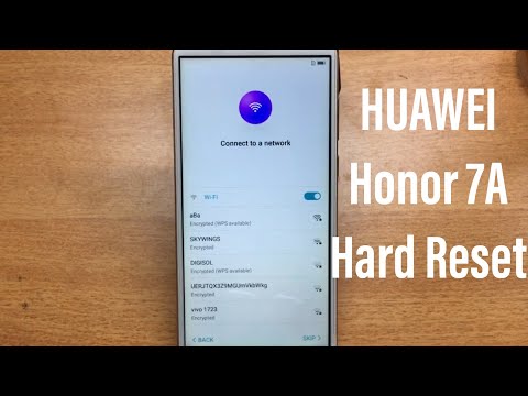 Huawei Honor 7A (AUM-AL20) Hard Reset