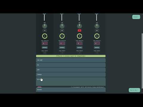 Making an ambient dub techno beat in 5 minutes with fourtrack.fm (no talking)
