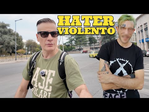 la follia di un Hater Violento mi colpisce mentre torno a casa