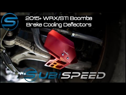Subispeed - 2015 WRX/STI Boomba Brake Cooling Deflectors