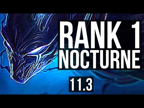 NOCTURNE vs SHYVANA (JUNGLE) | Rank 1 Nocturne, 7/2/6 | NA Challenger | v11.3