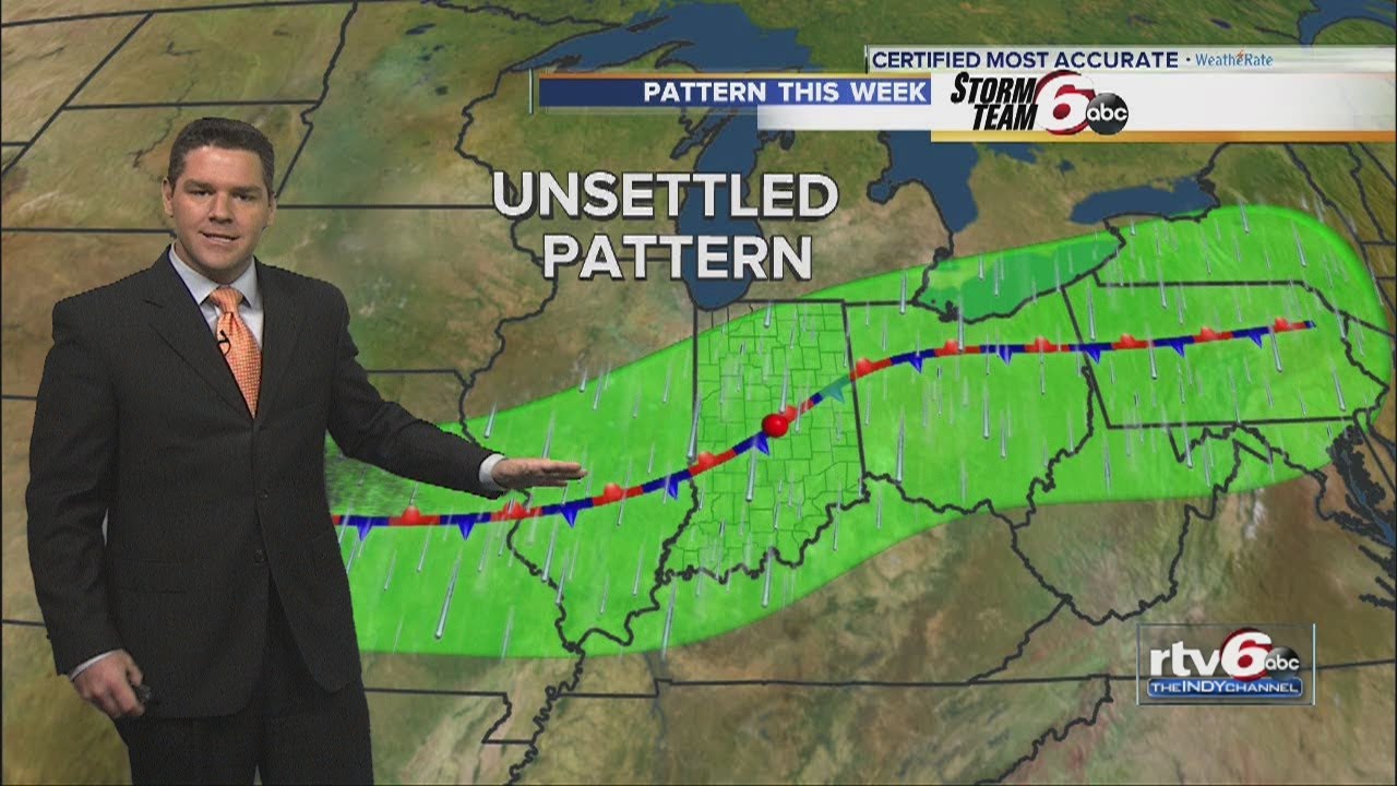 Wednesday Forecast: Isolated thunderstorms with warmer temps