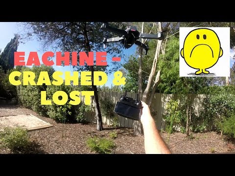 EACHINE E58 FPV - Mavic Pro 2 Clone.  CRASHED & LOST