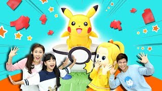 특별한 친구와 함께하는 조마조마 피카츄 보드게임! 제한시간 내에 몬스터볼 조각을 맞춰라 | 캐리와장난감친구들