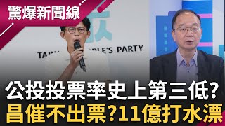 教訓黃國昌？公投投票率史上第三低 全民11億公帑打水漂？挺過大罷免朱立倫直接點名 「懇請盧秀燕承擔主席重任」？│呂惠敏 主持│【驚爆新聞線 完整版】20250823│三立新聞台