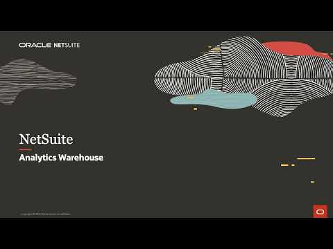 NetSuite Analytics Warehouse