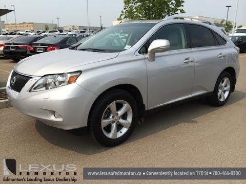 Lexus Certified Pre Owned 2011 RX 350 Premium Package 1 Review - Silver on Light Grey - Nisku, AB