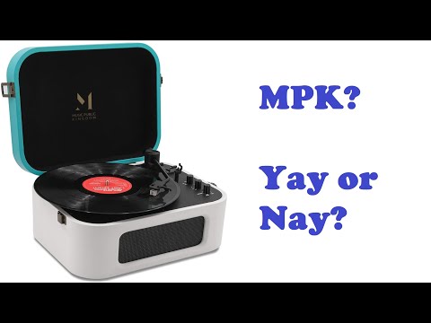 JUNK MPK TT270 suitcase turntable-nice, BUT...