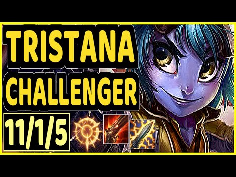 LUSKKA (TRISTANA) - 11/1/5 KDA CHALLENGER GAMEPLAY - BR