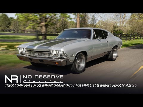 4K Test Drive Supercharged LSA 1968 Chevrolet Chevelle Pro-Touring Restomod - FOR SALE 18005627815