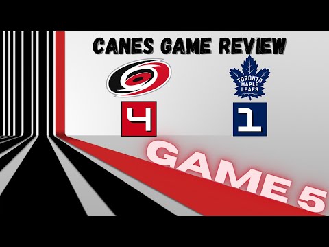 Canes Game Review Game 5 | CAR 4 - TOR 1 | CGR.on.ATS