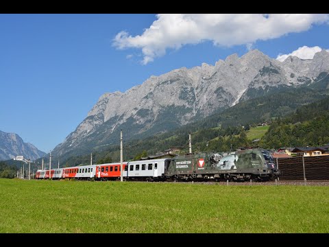 Giselabahn am 09.09.21 – "CAT, Bundesheer, Lokomotion, EccoRail uvm in Tenneck und Pfarrwerfen"
