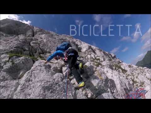 CRETA di AIP - Via della Bicicletta - Arrampicata su roccia