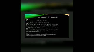 Mathematical analysis for Non recursive algorithms Matrix Multiplication|| CS8451 DAA