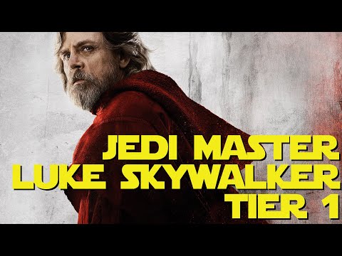 Jedi Master Luke Skywalker Galactic Legend Unlock In Star Wars Galaxy Of Heroes - Tier 1