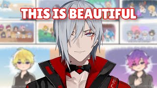 Fulgur couldn't hold his tears to this beautiful gift from NIJI EN