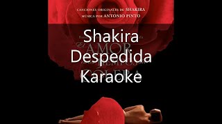 Shakira - Despedida - Karaoke