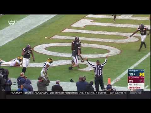 2018 Outback Bowl USC vs Michigan - Jamarcus King Interception