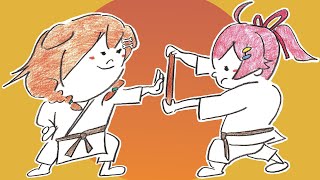 【手描き】みっころね【戌神ころね/さくらみこ/ホロライブ/切り抜き】