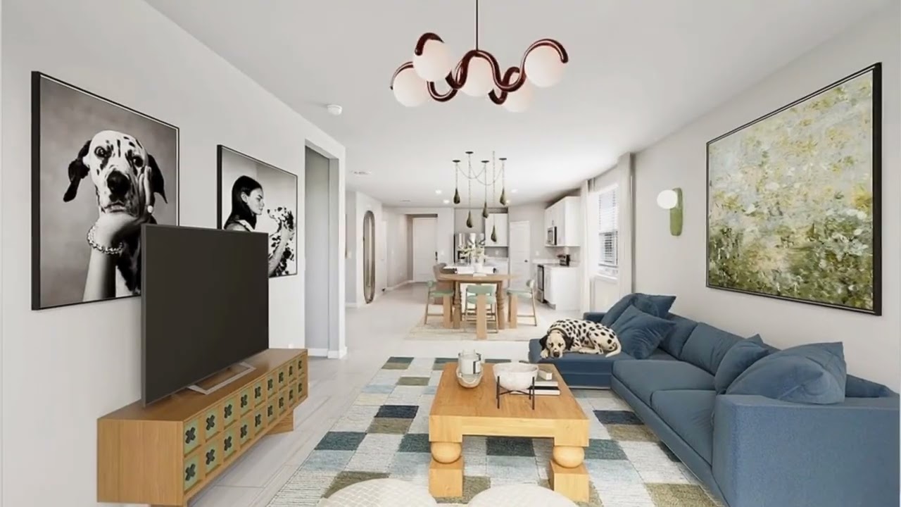 Commercial room render, one