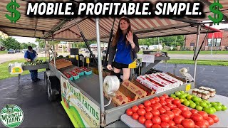 Inside Our MOBILE MARKET TRAILER: The Ultimate Roadside Produce Stand