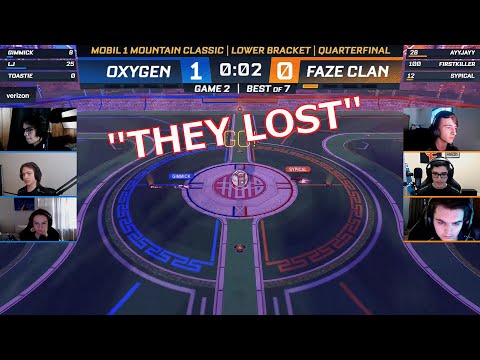 Even The Production Thaught It Was Over... FAZE vs OXG