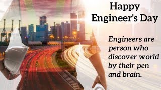 Happy Engineers Day 2022 Status - Engineer's Day WhatsApp Status - Engineers Day Status Video