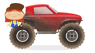 Um SUV. Doutora McWheelie.  Desenhos animados de carros para crianças