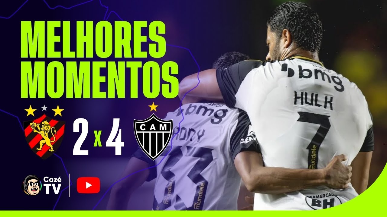 MELHORES MOMENTOS: SPORT 2 X 4 ATLÉTICO-MG | BRASILEIRÃO 2025 | 33ª RODADA