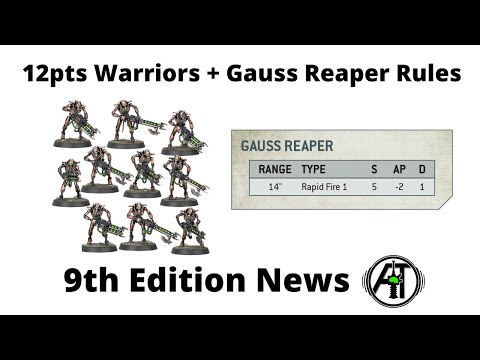 Gauss Reaper Stats and 12pt Necron Warriors: 9th Edition Necrons Faction Focus