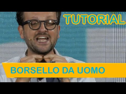 How to Make a Men's Wallet - Tutorial | Vincenzo Albano on Zelig Time 2018 (part 4)