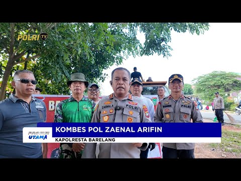 POLRESTA BARELANG GELAR GOTONG ROYONG WUJUDKAN BATAM KOTA BERSIH DAN NYAMAN