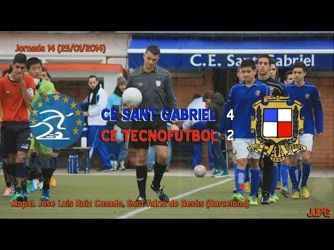 2013-14 Cadete Preferente - J14 - CE Sant Gabriel - CE Tecnofutbol 4-2