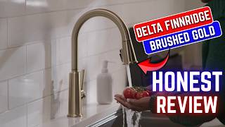 Delta Finnridge Brushed Gold Faucet Honest Review || Should You Buy?