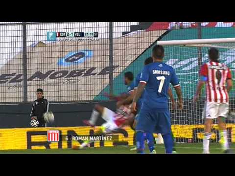 Gol Martínez. Estudiantes 2 - Vélez 1. Fecha 9. Primera División 2014. FPT
