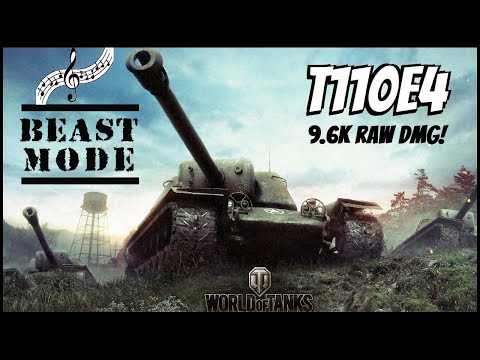 T110E4 on Steroids - 9.6K Raw DMG!