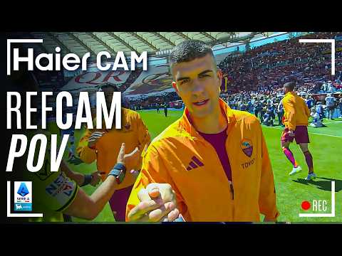HAIER CAM | REF CAM POV: You Are The Referee in Roma-Lazio | Serie A 2025/26