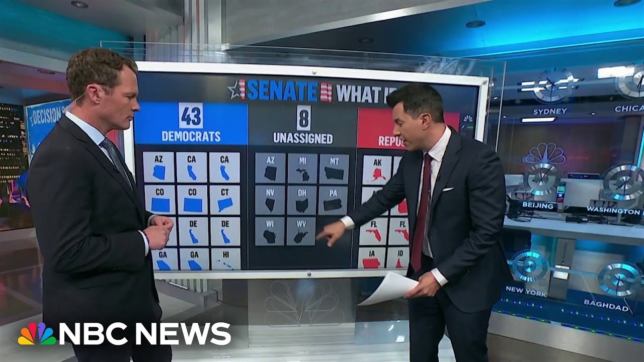 Races that could decide control of the Senate