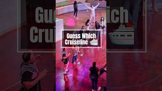 Guess which cruise line!  Bonus points if you guess the ship