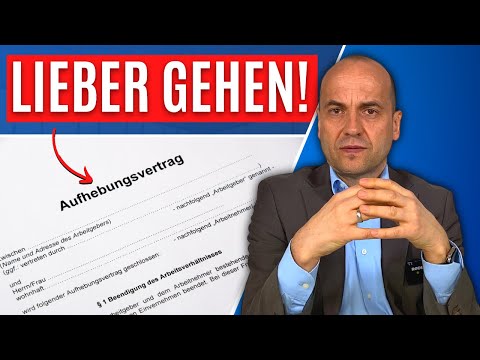 Aufhebungsvertrag: Dann solltest du IMMER gehen!