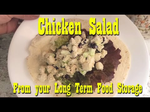 Chicken Salad From Your Long Term Food Storage ~ Cooking from Your Preps