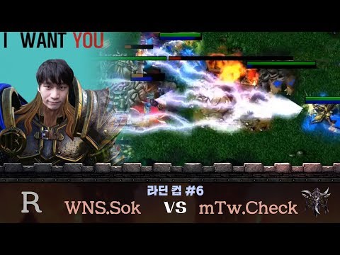 WC3 I Ladin Cup #6 I Final I WNS.Sok(R) vs. mTw.Check(N)