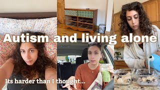 Autism day in the life | living alone struggles