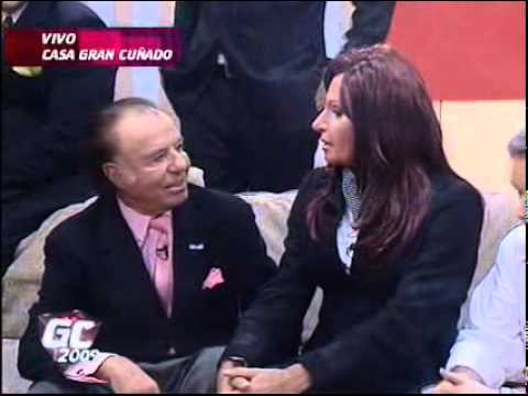 Showmatch 2009 - Carlos Menem visits the Big Brother's house