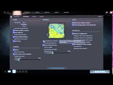 How to Use Simple Colors on Minimap in dota 2