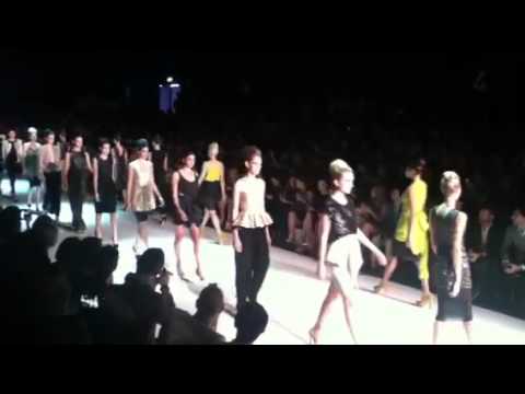 Toni Maticevski's Spring/Summer 2012/2013 finale at Mercedes-Benz Fashion Week Australia