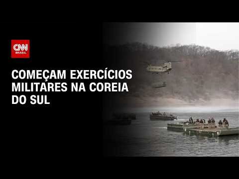 Exercícios militares na Coreia do Sul começam apesar de anúncio de Trump | LIVE CNN